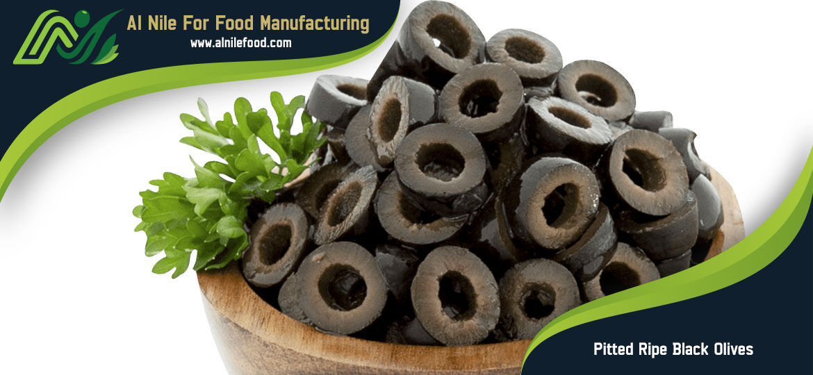 sliced ripe black olives